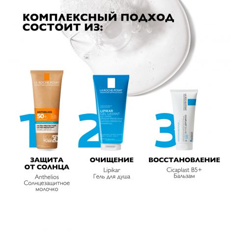 Ля Рош-Позе Антгелиос молочко увл. для лица и тела эко-туба SPF50+ 250мл №5