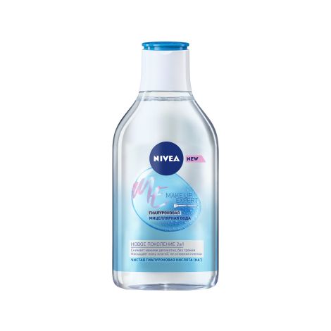 Нивея Мейк-ап эксперт вода мицеллярная гиалуроновая фл. 400мл 94058
