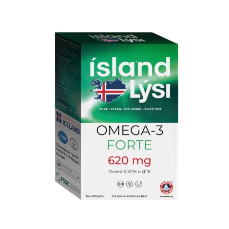 Лиси Омега-3 форте капс. 1000мг №64 №2
