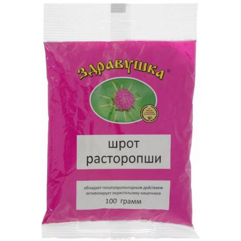 Здравушка из расторопши шрот 100г