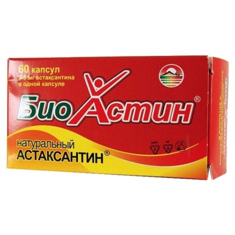 Биоастин Астаксантин капс. №60