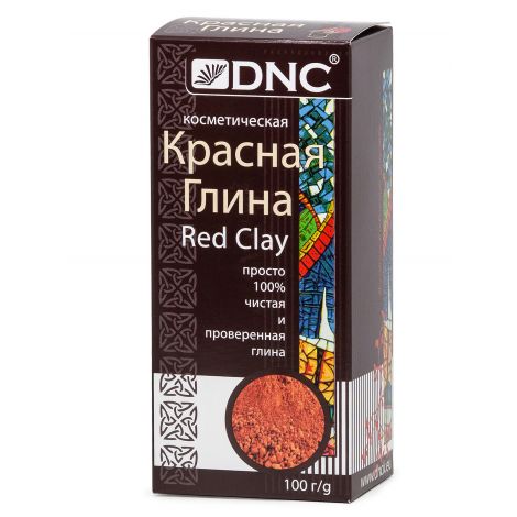 ДНЦ глина косметическая красная 100г