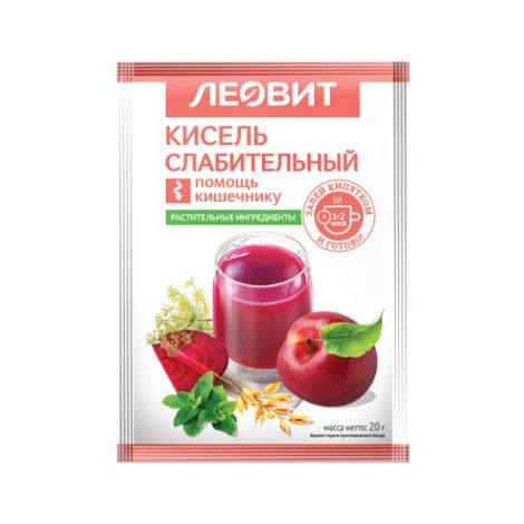 Леовит кисель Слабительный 20г