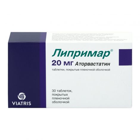 Липримар таб.п/о 20мг №30