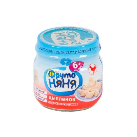 ФрутоНяня пюре цыпленок 80г