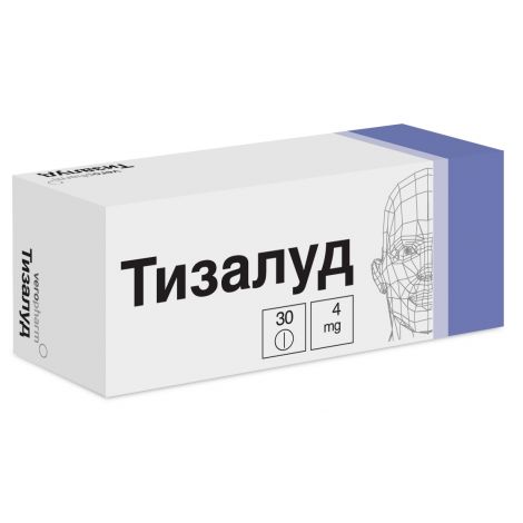 Тизалуд таб. 4мг №30