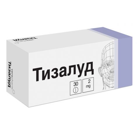 Тизалуд таб. 2мг №30