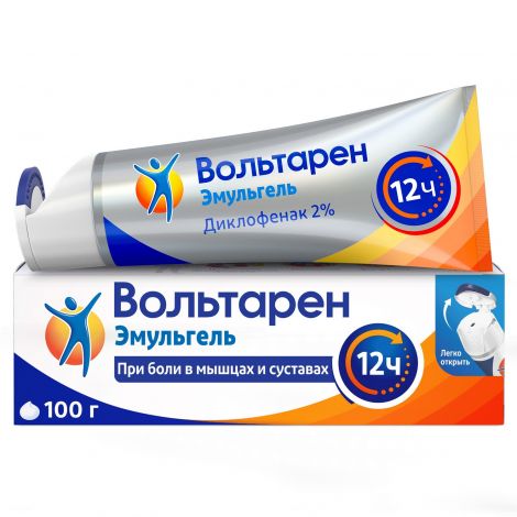 Вольтарен при болях в суставах эмульгель 100г