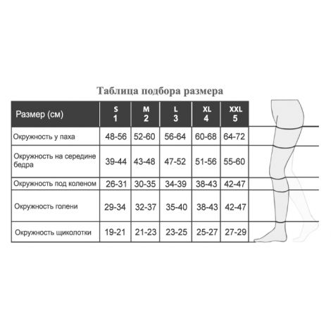 Релаксан чулки на резинке открытый носок хлопок К2 бежевые р.2 M2070A №2