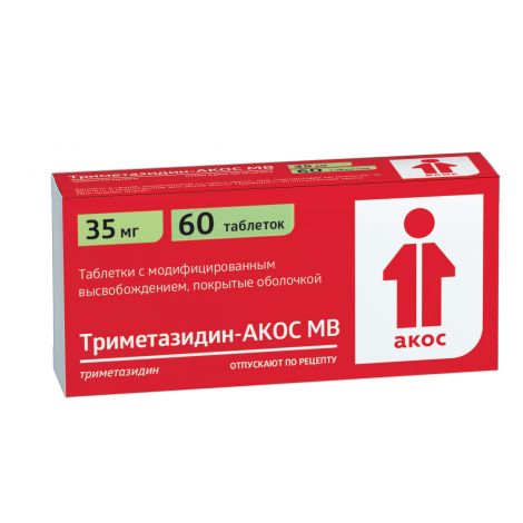 Триметазидин МВ-Акос таб.п/о с мод.высв. 35мг №60