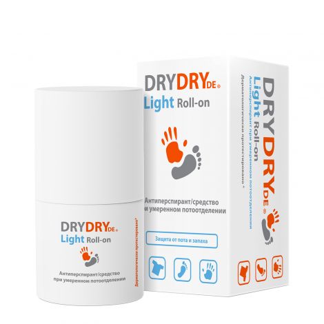 Драй Драй средство Лайт при умеренном потоотделении ролик 50мл №2