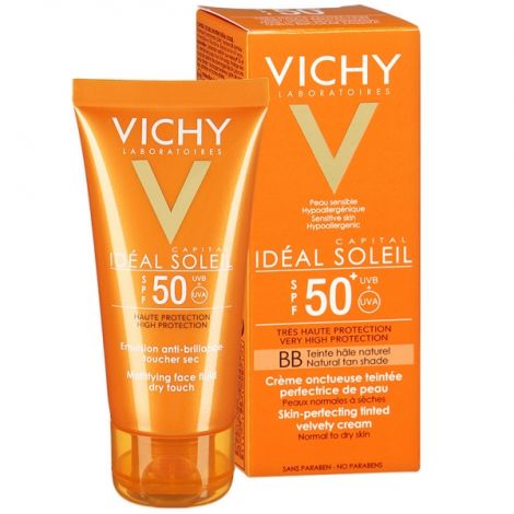 Виши Капиталь Солей крем для лица антивозрастной бархатистая текстура SPF50+ 50мл M1779300