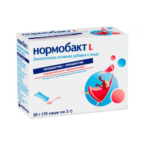 Нормобакт Л пор. 3г №10