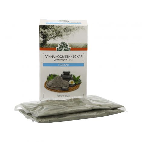Биозон глина косметическая д/лица и тела голубая кембрийская 100г №2