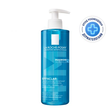 Ля Рош-Позе Эфаклар гель для лица очищающий 400мл M0715101