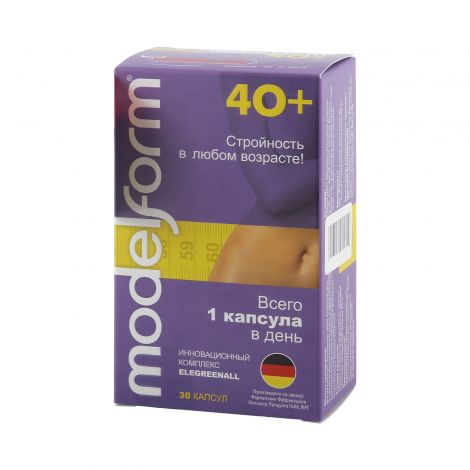 Ригла Модельформ 40 плюс капс. 380мг №30 №2