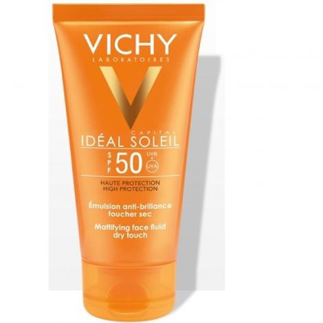 Виши Капиталь Идеал Солей Драй Тач эмульсия для лица матирующая SPF50 50мл М4641203