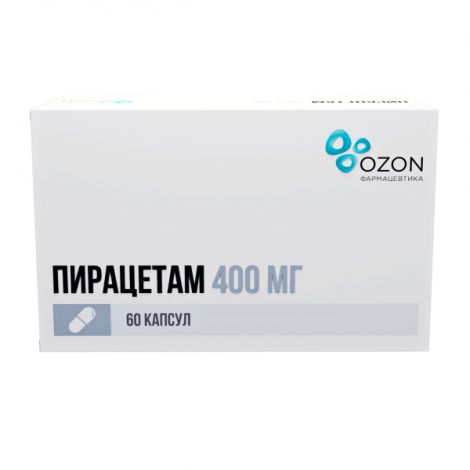 Пирацетам капс. 400мг №60 №2