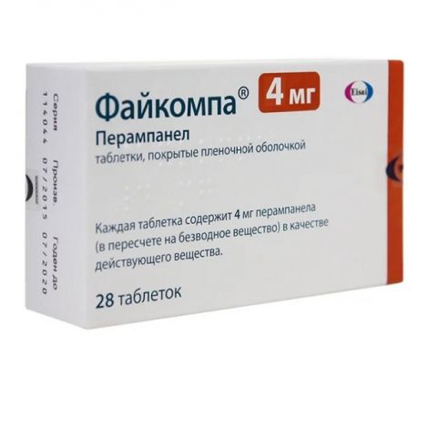 Файкомпа таб.п/о плен. 4мг №28