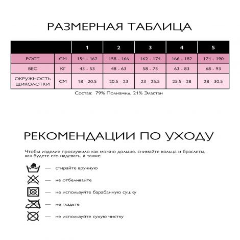 Релаксан чулки Стей-ап леди 15/21 черные р.4 №3