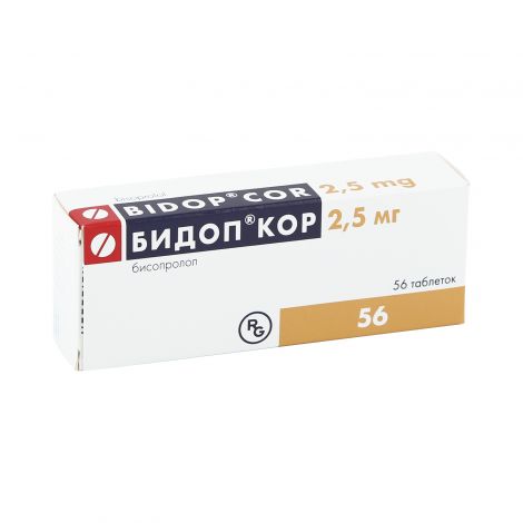 Бидоп Кор таб. 2,5мг №56 №2