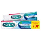 Корега крем для фиксации зубн.протезов экстра сильный мята 70мл