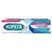 Корега крем для фиксации зубн.протезов Защита десен 40г №2