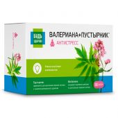 Будь Здоров! Комплекс экстрактов валерианы/пустырника капс. №90 №10
