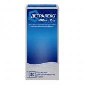 Детралекс сусп. для пр.внутрь 1000мг/10мл саше №30