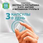 Будь Здоров! Комплекс экстракта пустырника 5-НТР магния и витаминов группы В капс. №40 №4