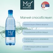 Ригла вода минеральная Мивела Mg++ природ.питьевая лечеб.-столов.негаз. 0,5л