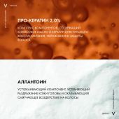 Виши Деркос Кера солюшн шампунь с комплексом Про-Кератин реконструирующий поверхность волоса 250мл №3