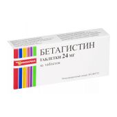 Бетагистин таб. 24мг №60
