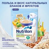 Нутрилон каша молочная рисовая банан/яблоко 200г №3