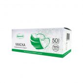 Маска медицинская Берегиня стандарт бел. на завязках №50