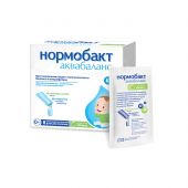Нормобакт Аквабаланс Дуокам пак. двухкамерн. со вкусом яблока №8