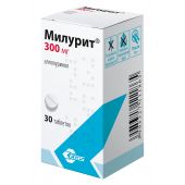 Милурит таб. 300мг №30 фл.