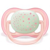 Филипс Авент ультра найт пустышка с футляром 0-6 мес. №2 SCF376/12 №2