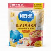 Нестле Шагайка Мультизлаковая Яблоко / Манго / Гранат фруктовые кусочки 190г