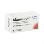 Манинил таб. 1,75мг №120 №2