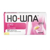 Но-шпа Дуо таб. 40мг+500мг №12