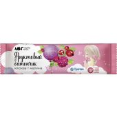 АВС хэлси фуд хэппи лайн батончик фруктовый клюква-малина 30г БАД