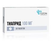Тиаприд таб. 100мг №20