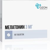 Мелатонин таб. п/о плен. 3мг №60 №4