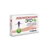 Левофлоксацин Эколевид таб.п/о плен. 500мг №5