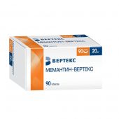 Мемантин-Вертекс таб.п/о плен. 20мг №90