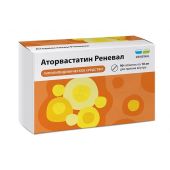 Аторвастатин Реневал таб. п/о плен. 10мг №90