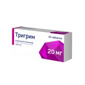 Тригрим таб. 20мг №30 №3