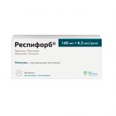 Респифорб капс. пор. для ингал. 160мкг+4,5мкг/доза №60+устр. для ингаляций