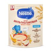 Нестле каша молочная мультизлаковая с яблоком и бананом 6 мес+ 200г